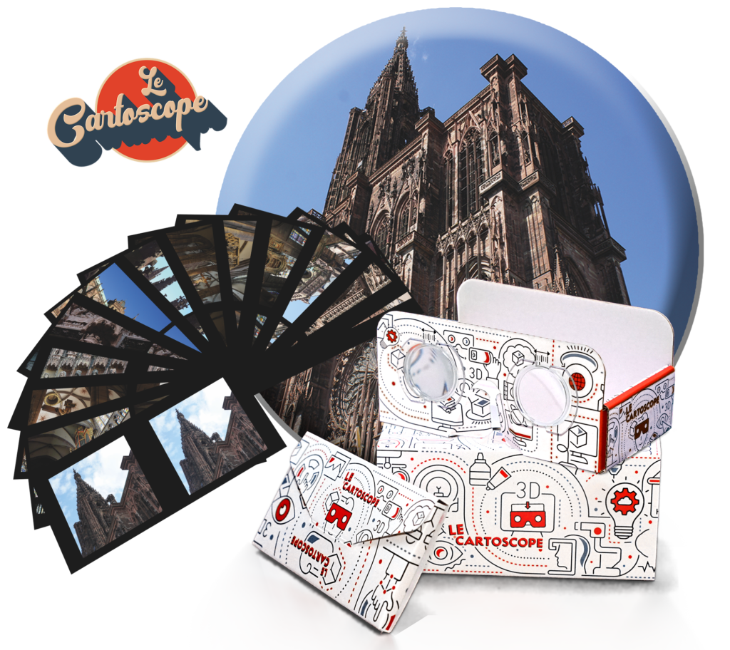 CATHÉDRALE DE STRASBOURG (28 vues) LE KIT 3D